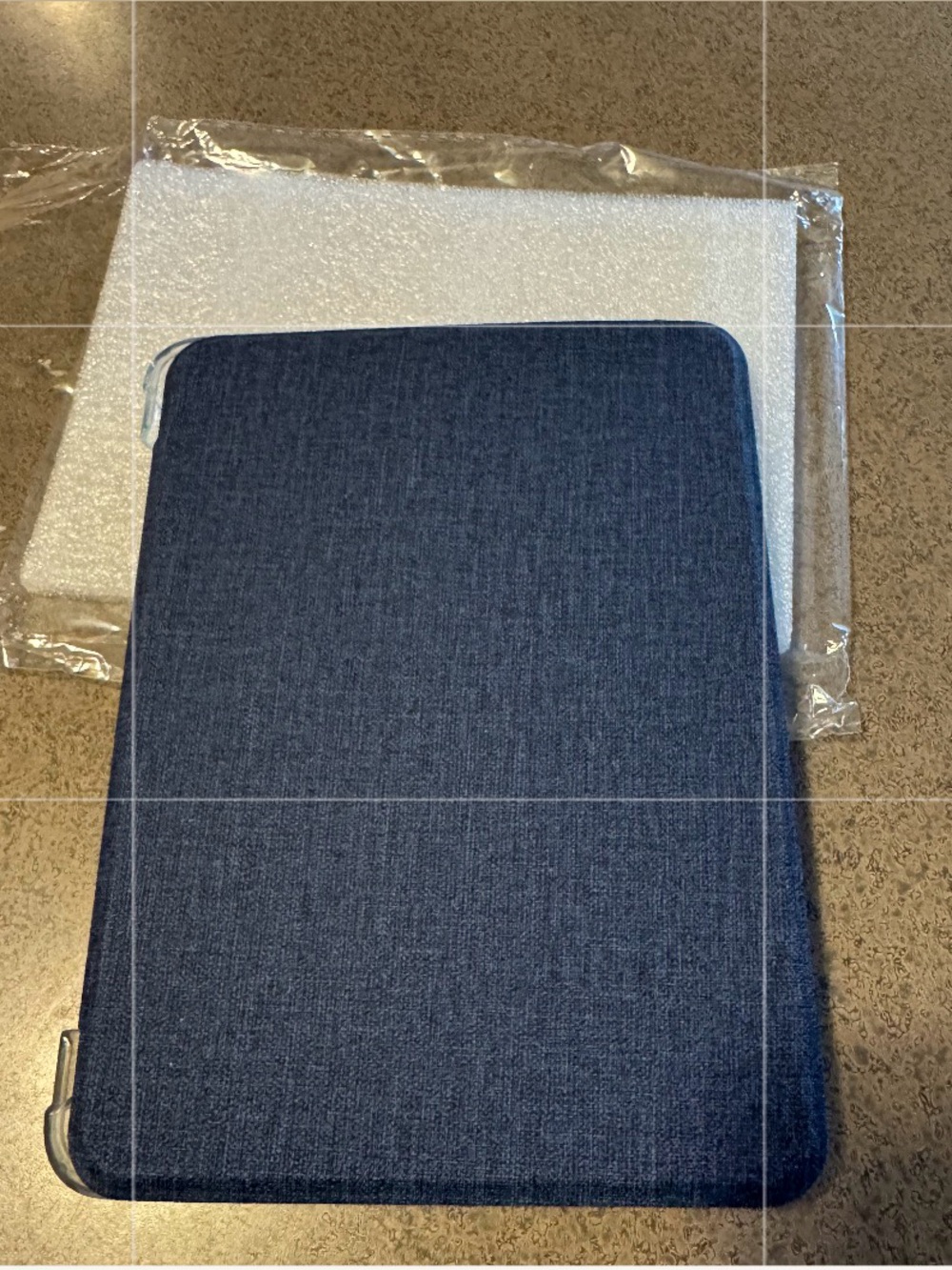 Navy Tablet Sleeve Case with Zip Closure